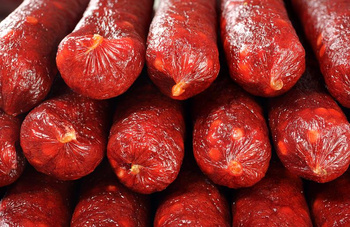 F436K Sausages with beef, collagen, rosehip, and cranberries 6pcs