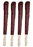 Lamb end chicken wrapped rawhide stick 40cm   500g