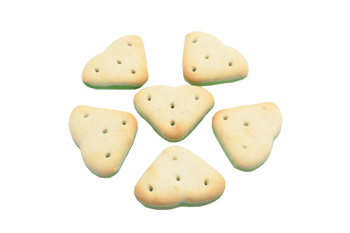 C41 Heart cookies with chlorophyll 10 kg 