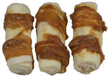 AK 50 Retriever rawhide roll chicken 4" - 10pcs