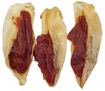 AL68 RABBIT EARS WRAPPED WITH DUCK MEAT 500G