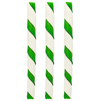 AK06 RAWHIDE STICKS WHITE AND GREEN TASTE (CHLOROPHYLL) 12.5cm (8g)  100szt