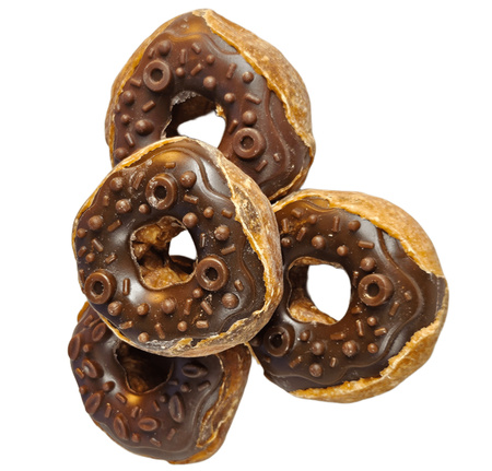 P49 Donuts kurczak z karobem 7cm  500g  (10sz)