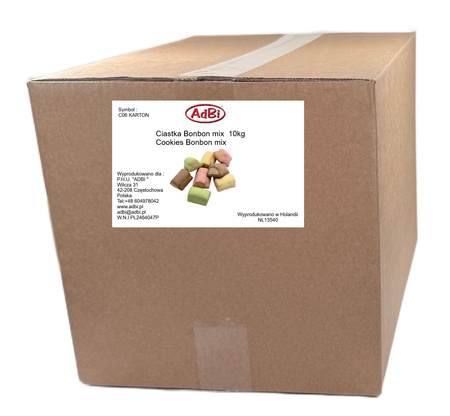 C06K  KARTON LUZ 10kg - Ciastka animal lover bonbon