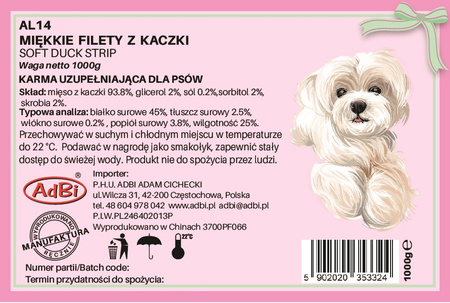 AL14 SOFT DUCK STRIP 1kg