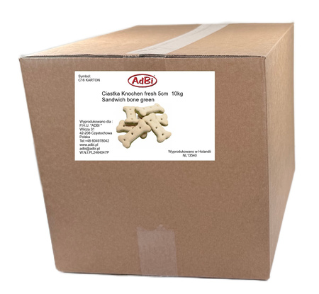 C16K  KARTON LUZ 10kg -  Ciastka knochen fresh 5cm