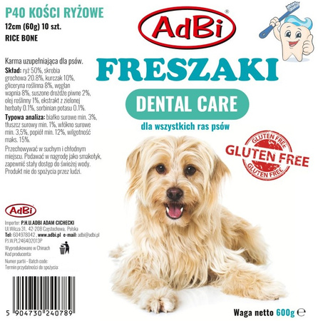 P40 KOŚĆ RYŻOWA BEZ GLUTENU 60G 10SZT