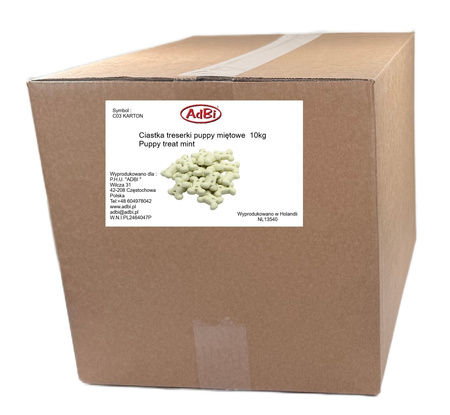 C03 puppy trainers cookies mint 10kg 