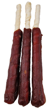 AL132 PAŁKA WOŁOWA Z KACZKĄ 25cm (60-65g) - 10szt  