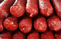 F436K  Kiełbasa XS wołowina,żurawina i kalogen 6szt