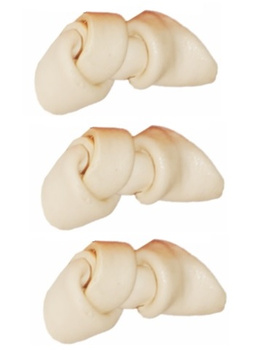 ADJ8  Kość cielęca 5/7cm dental(biała) 50szt