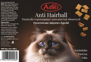 AM83 PASZTECIKI  ANTI HAIRBALL 1000g